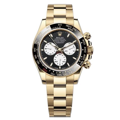 Rolex yellow gold daytona lemans